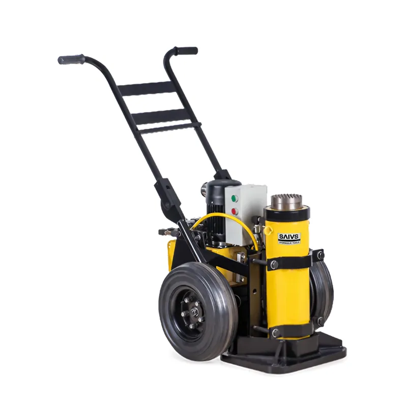 RJI10015,100 Ton, Electric Lifting Jack,Hydraulic Wheeled Jack