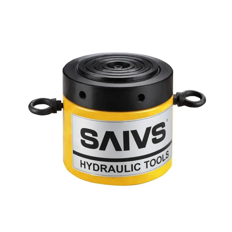 CLP1002, 100 ton 1027 KN, 50mm 1.97 in Stroke, Single Acting Lock Nut Pancake Hydraulic Cylinders